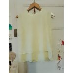Top fluide jaune pastel 34 xs vero moda.