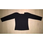 Top in extenso manches longues coton fille 4 ans noir
