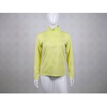 Top jaune col zipp� manches longues taille 38 rossignol