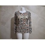 Top manches longues carreaux imprim�s taille unique camaieu