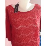 Top morgan polyester 42 rouge neuf