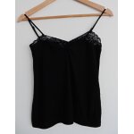 Top noir a dentelle. etam. taille 36