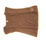Top noir avec perles noires taille s marque naf naf