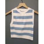 Top ray� sans manches zara taille m