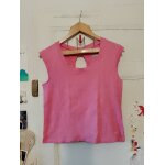 Top rose clair dos ouvert 42 xl reebok.