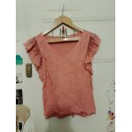 Top rose c�t�s dentelle 32 xxs naf naf.