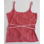 Top rose froiss� � lien fleuri. h&m. taille 36 / 38