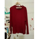 Top rouge col boutonn� 54 kiabi.