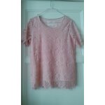 Top suncoo voile et dentelle rose t2 neuf Top suncoo voile et dentelle rose t2 neuf