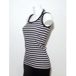 Top / tee shirt À rayures bleu marine et blanc - taille 34 / 36 - 3 suisses Top / tee shirt À rayures bleu marine et blanc - taille 34 / 36 - 3 suisses
