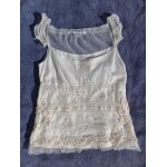 Top  zara woman  brod, cru, taille s
