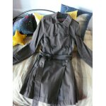 Trench comptoir des cotonniers le vestiaire coton 40 chocolat