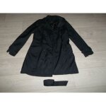 Trench imperm�able burton noir avec ceinture 38 tbe