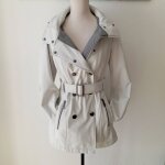 Trench imperm�able / veste femme calvin klein couleur blanc cass� taille m