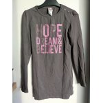 Tshirt here & there c&a gris violet 12 ans