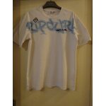 Tshirt rip curl blanc imprimé bleu devant - 16 ans - bon etat Tshirt rip curl blanc imprimé bleu devant - 16 ans - bon etat