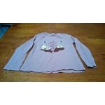 Tshirt rose manches longues dpam strass taille 6 ans . .