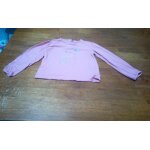 Tshirt rose manches longues strass hippocampe sergent major taille 6 ans . .