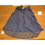 Tunique bleu marine dentelle 10 - 12 ans c&a . . Tunique bleu marine dentelle 10 - 12 ans c&a . .