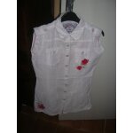 Tunique brode kaporal taille xs 55% lin, 45% coton.