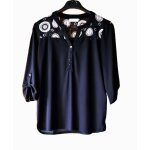 Tunique cache - cache taille 38 noire avec dentelle tbe Tunique cache - cache taille 38 noire avec dentelle tbe