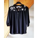 Tunique cache - cache taille 38 noire avec dentelle tbe Tunique cache - cache taille 38 noire avec dentelle tbe