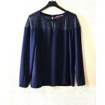 Tunique comptoir des cotonniers taille 36 bleu marine avec dentelle Tunique comptoir des cotonniers taille 36 bleu marine avec dentelle