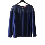 Tunique comptoir des cotonniers taille 36 bleu marine avec dentelle tbe Tunique comptoir des cotonniers taille 36 bleu marine avec dentelle tbe