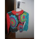 Tunique dsigual manches longues coton 9 / 10 ans multicolore
