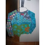 Tunique dsigual manches longues coton 9 / 10 ans multicolore.