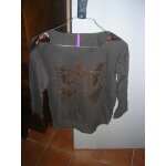 Tunique gmo manches longues 100% coton 12 ans multicolore.