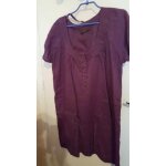 Tunique kiabi lin 44 violet
