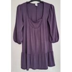 Tunique longue manches 3 / 4 couleur unie