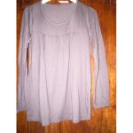 Tunique marron manches longues taille 42 / 44