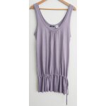 Tunique mauve  fronces. lien  nouer. fronces. sans manche. dbardeur. t shirt long. la redoute cration. ...