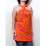Tunique rversible rose fuschia et orange sans manches - taille 36 - camaieu