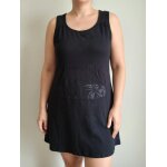 Tunique sans manches noire longueur 78 cm taille 38 - 40 dorotennis