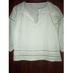 Tunique tex kids taille 8 ans blanche raye vert trs belle