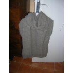 Tunique u collection grand col roul 75% acrylique, 25% laine 3840 gris