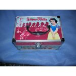 Valise de maquillage vide multiplateaux disney blanche neige 24 x 15 x 12 cm.