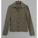 Veste beige multipoche. caroll. coton. taille 36