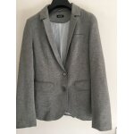 Veste blazer longue gris chiné taille 38 Veste blazer longue gris chiné taille 38