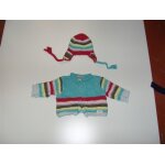 Veste + bonnet tricot coton ray ikks
