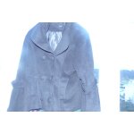 Veste caban noir brillant