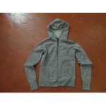 Veste � capuche jersey polyester gris chin� undiz