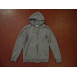 Veste � capuche molleton gris clair u collection