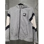 Veste � capuche nike air gris / noir enfant xl (13 - 15 ans)