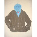 Veste À carreaux beige / turquoise edc by esprit - taille l Veste À carreaux beige / turquoise edc by esprit - taille l