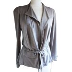 Veste chacok taille l / 3 gris taupe tbe