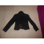 Neuve veste courte lin noire fantaisie morgan - 42